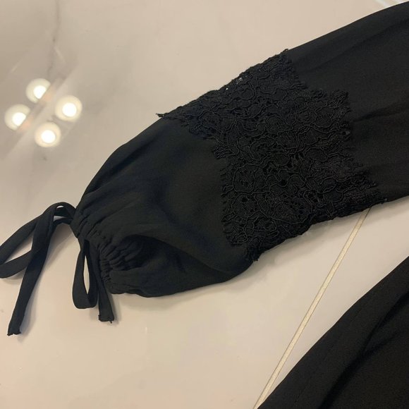 LOFT - Black Lace Dress - Size XS - Picture 3 of 4
